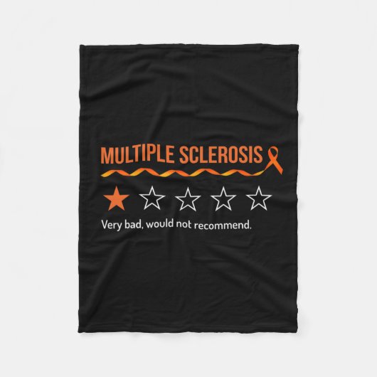 Sklerose Frau Review sehr schlecht würde nicht emp Fleecedecke (Vorderseite)