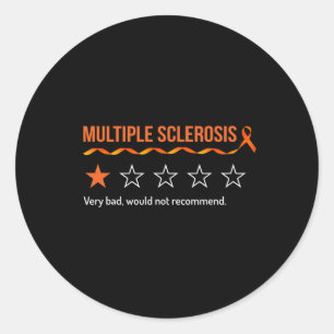 Sklerose Frau Review sehr schlecht würde nicht emp Runder Aufkleber