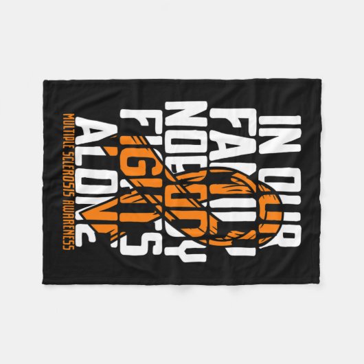 Sklerose Frau Unterstützung Multiple Sklerose Bewu Fleecedecke (Vorderseite (Horizontal))