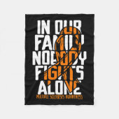 Sklerose Frau Unterstützung Multiple Sklerose Bewu Fleecedecke (Vorderseite)