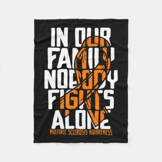 Sklerose Frau Unterstützung Multiple Sklerose Bewu Fleecedecke (Vorderseite)