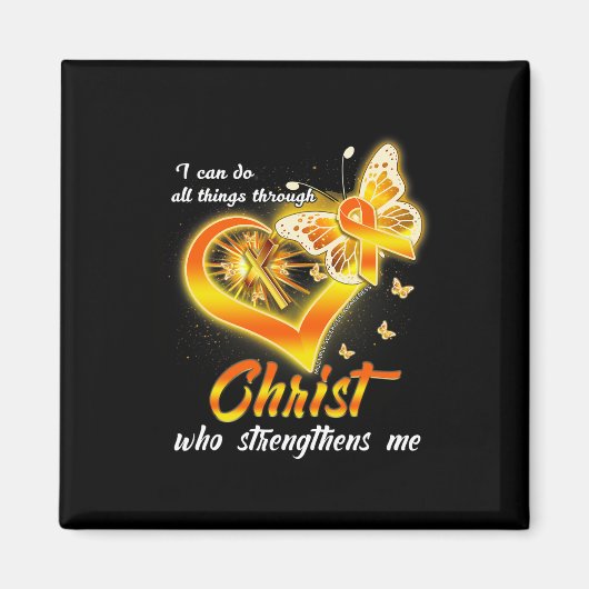 Sklerose - Ich kann alles durch Christus tun Magnet (Vorne)