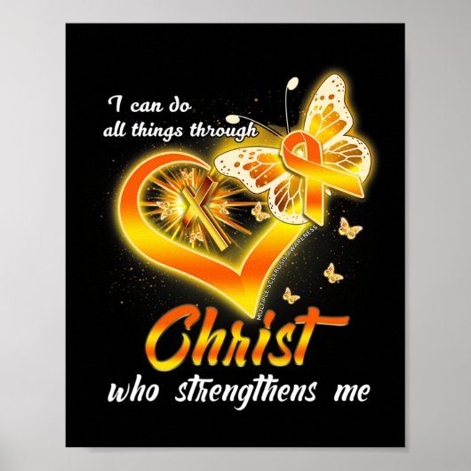Sklerose - Ich kann alles durch Christus tun Poster (Vorne)