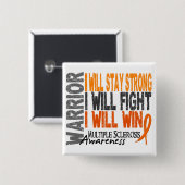 Sklerose-Krieger Button (Vorne & Hinten)