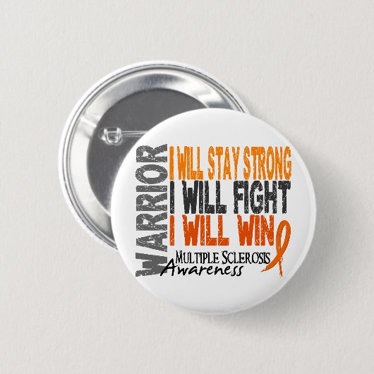 Sklerose-Krieger Button (Vorne & Hinten)