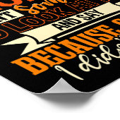 Sklerose Krieger Wollte ich, Menschen Inspirieren Poster (Ecke)