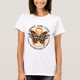 Sklerose-Schmetterling Stammes- 2 T-Shirt