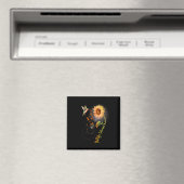 Sklerose Sonnenblume Hummingbird Magnet (In Situ (Geschirrspüler))