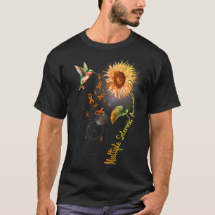 Sklerose Sonnenblume Hummingbird T-Shirt