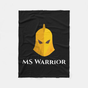Sklerosis Awareness Knight Brave Frau Warrior Fleecedecke