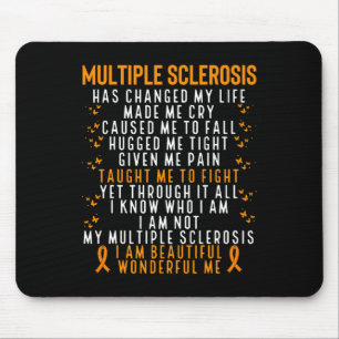 Sklerosis Awareness Survivor Cure Fight Frau Warri Mousepad