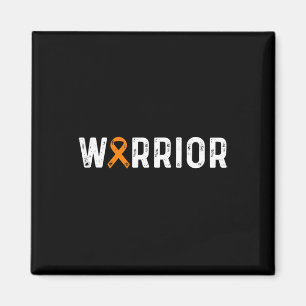 Sklerosis Warrieness Frau Orange Ribbon Magnet