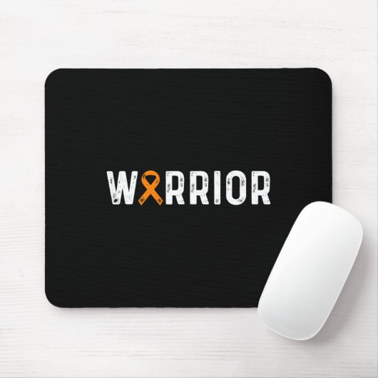 Sklerosis Warrieness Frau Orange Ribbon Mousepad (Mit Mouse)
