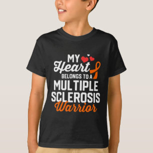 Sklerosis Warrior Survivor Support Sensibilisierun T-Shirt