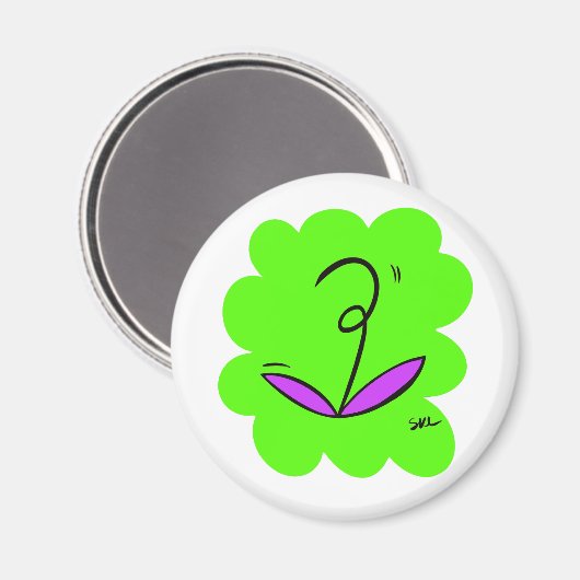 SklinesArt – Bold Logo Magnet (Vorderseite/Rückseite)