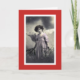 SKNOW ANGEL CHRISTMAS CARD KARTE