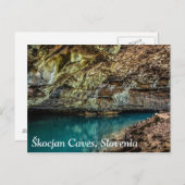 Škocjan Caves Slowenien UNESCO Welterbe Postkarte (Vorne/Hinten)