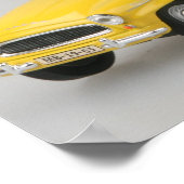 Skoda Felicia Roadster 1963 Print Poster (Ecke)