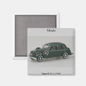 Skoda Superb 913 Magnet 1938 (Vorderseite/Rückseite)