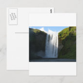 Skogafoss Postkarte (Vorne/Hinten)