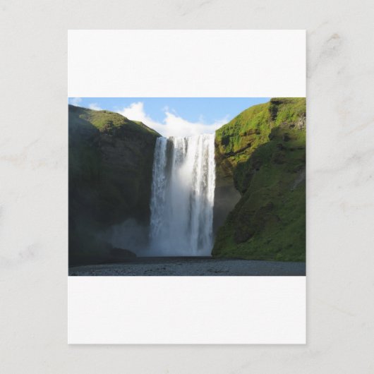 Skogafoss Postkarte (Vorderseite)