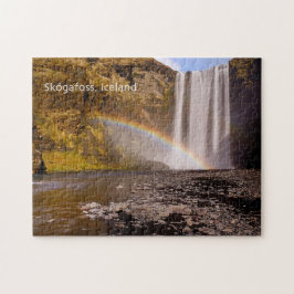 Skógafoss Puzzlespiel mit Geschenkboxen Puzzle