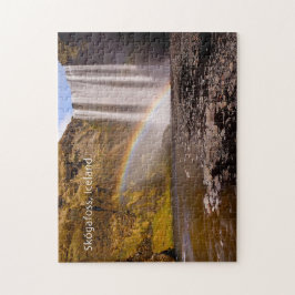 Skógafoss Puzzlespiel mit Geschenkboxen Puzzle