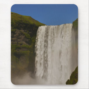 Skogafoss Wasserfall Island Mousepad