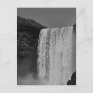 Skogafoss Wasserfall Island Postkarte