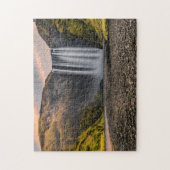 Skogafoss Wasserfall-morgens Sonnenaufgang Puzzle (Vertikal)