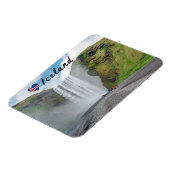 Skogafoss Wasserfall - Skogardorf, Island Magnet (Linke Seite)