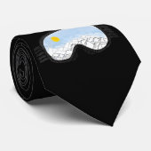 Skoggles Bergansicht Illustration Krawatte (Gerollt)