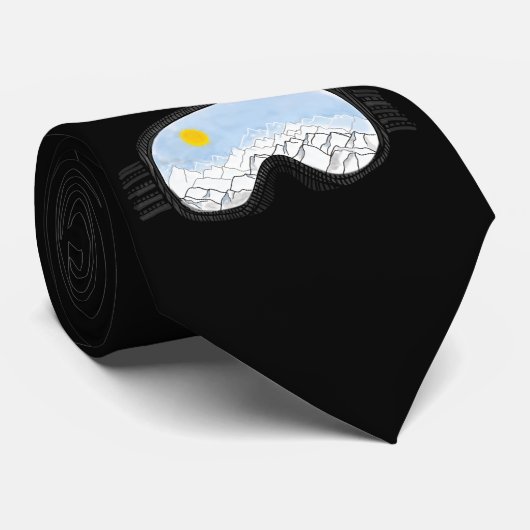 Skoggles Bergansicht Illustration Krawatte (Gerollt)