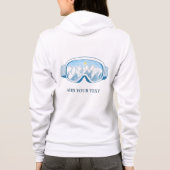 Skoggles Illustration Personalisiert Hoodie (Rückseite)