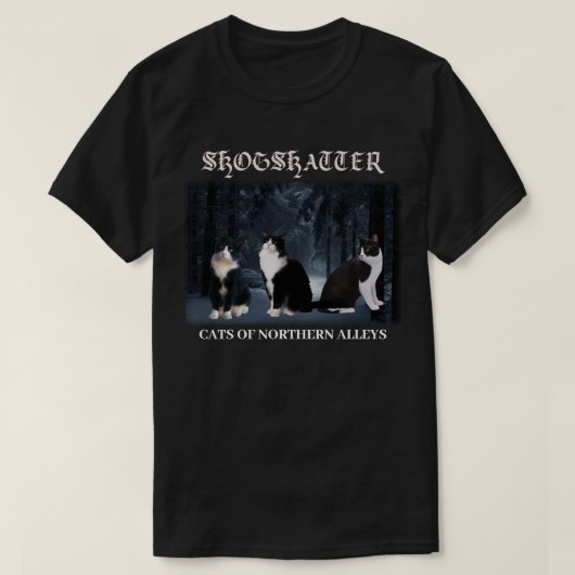 Skogskatter Cats of Northern Alleys Shirt (Design vorne)
