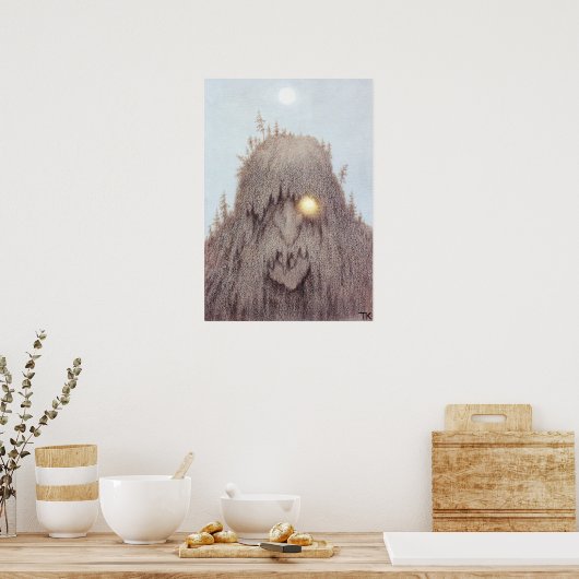 Skogtroll [Waldtroll] Poster (Küche)