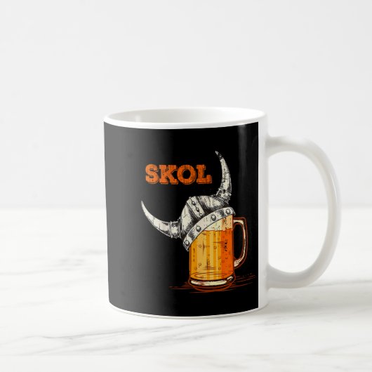 Skol Nordic Viking Helmet Drinking Gl Kaffeetasse (Rechts)