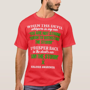 Skoliose-Bewusstsein, dass ich der Sturm in dieser T-Shirt