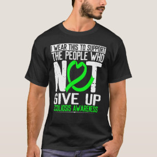 Skoliose-Bewusstsein Nicht aufgeben Rückenoperatio T-Shirt