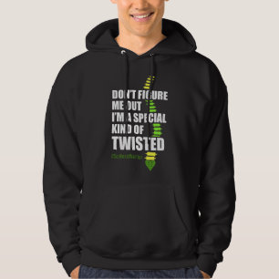 Skoliose-Bewusstseinsfigur Skoliotischer Krieger Ü Hoodie