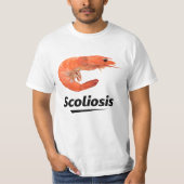 Skoliose-Garnele T-Shirt (Vorderseite)