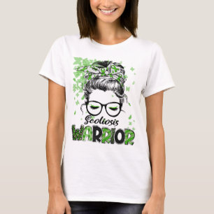Skoliose Kriegerin Frauen Mädchen Überlebende T-Shirt