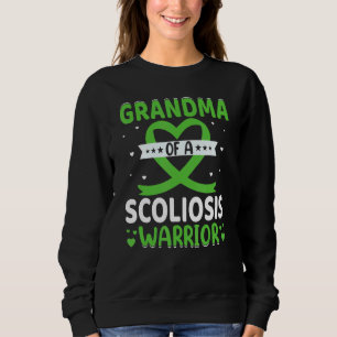 Skoliose Rückenverletzung Frauen Krieger Oma  Sweatshirt