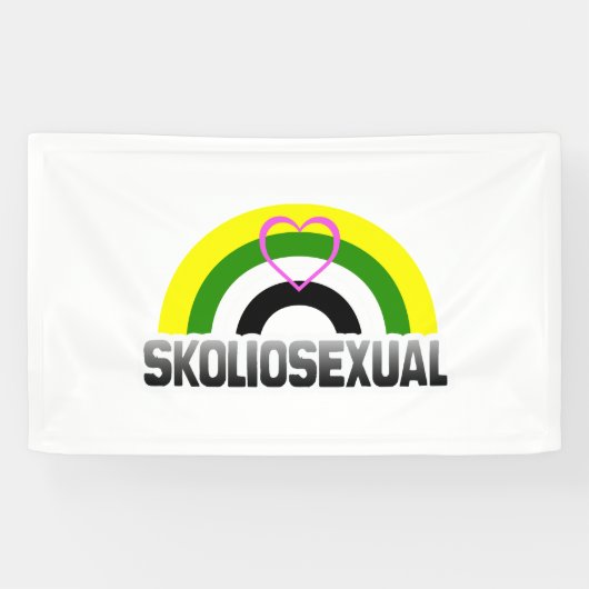 Skoliosexual Stolz Banner (Horizontal)