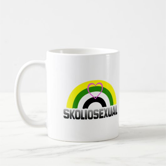 Skoliosexual Stolz Kaffeetasse (Links)