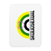 Skoliosexual Stolz Magnet (Vertikal)