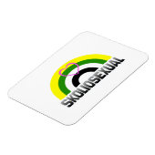 Skoliosexual Stolz Magnet (Linke Seite)