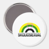 Skoliosexual Stolz Magnet (Vorderseite/Rückseite)