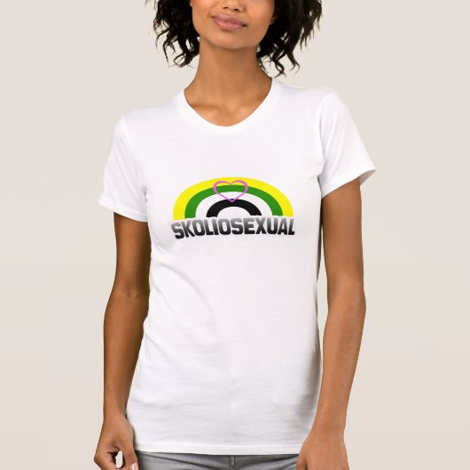 Skoliosexual Stolz T-Shirt (Vorderseite)