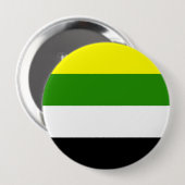 Skoliosexuelle Flagge Button (Vorne & Hinten)